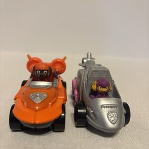 PAW Patrol -The Movie Skye and Mighty Pups Zuma die-cast Cars/ Lot of 2